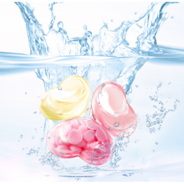 Гелева капсула для прання "Heart", 3 в 1, з фруктово - квітковим ароматом, 1 шт Гелева капсула для прання "Heart", 3 в 1, з фруктово - квітковим ароматом, 1 шт