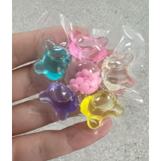 Гелева капсула для прання "Flower Heart", 6 в 1, з фруктовим ароматом, 1 шт