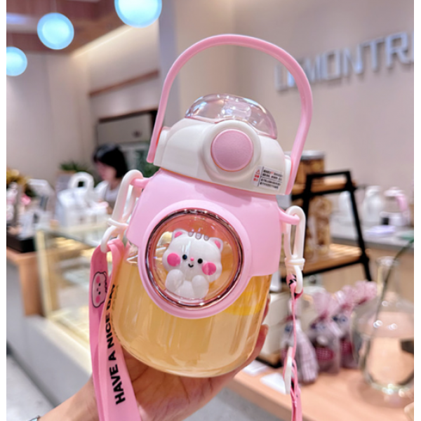 Пляшка для води, дитяча пляшка для води, різні кольори, 820 мл