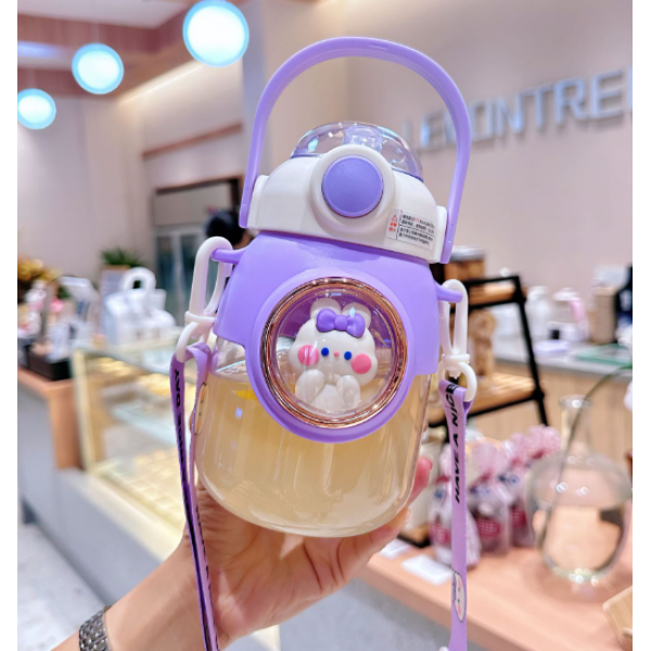 Пляшка для води, дитяча пляшка для води, різні кольори, 820 мл