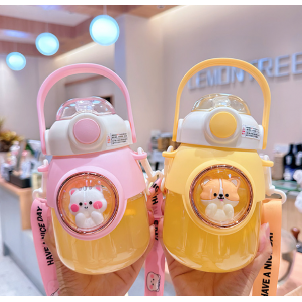 Пляшка для води, дитяча пляшка для води, різні кольори, 820 мл