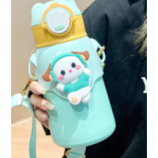 Пляшка для води мультяш, дитяча пляшка - термос із нержавіючої сталі, 3 кольори, 520 мл