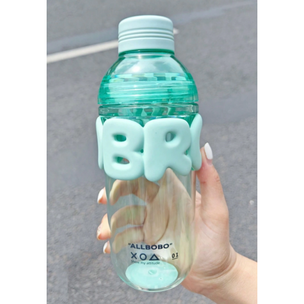 Бутылка для воды пластиковая, пластиковая бутылка для воды и сока, гарячих напитков, 4 цвета, 650 мл