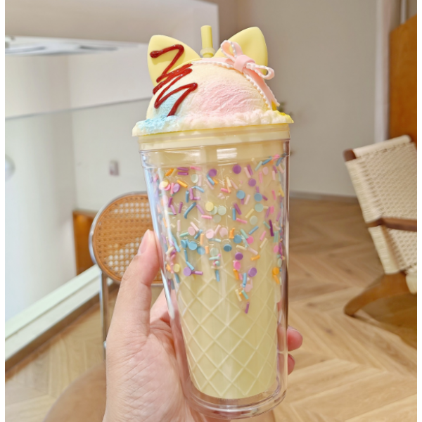 Бутылка для воды пластиковая с ушками котика, пластиковая бутылка для води, 4 вида, 450 мл Бутылка для воды пластиковая с ушками котика, пластиковая бутылка для води, 4 вида, 450 мл