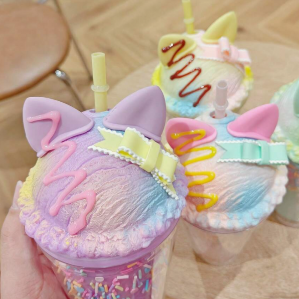 Бутылка для воды пластиковая с ушками котика, пластиковая бутылка для води, 4 вида, 450 мл Бутылка для воды пластиковая с ушками котика, пластиковая бутылка для води, 4 вида, 450 мл