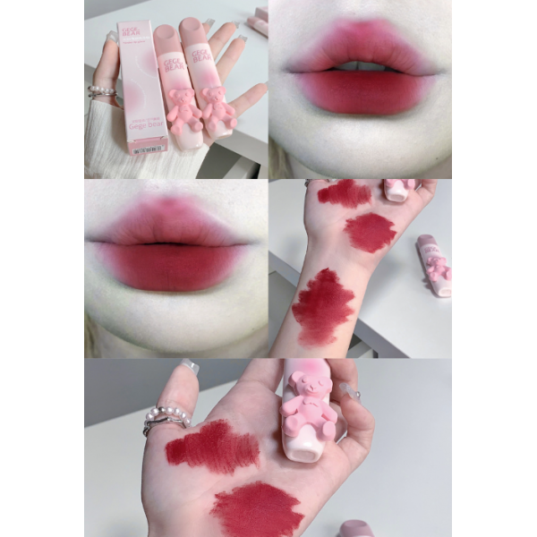 Помада матовая для губ Gege bear Tender Lip Glaze, 4 цвета, 2,5 г Помада матовая для губ Gege bear Tender Lip Glaze, 4 цвета, 2,5 г