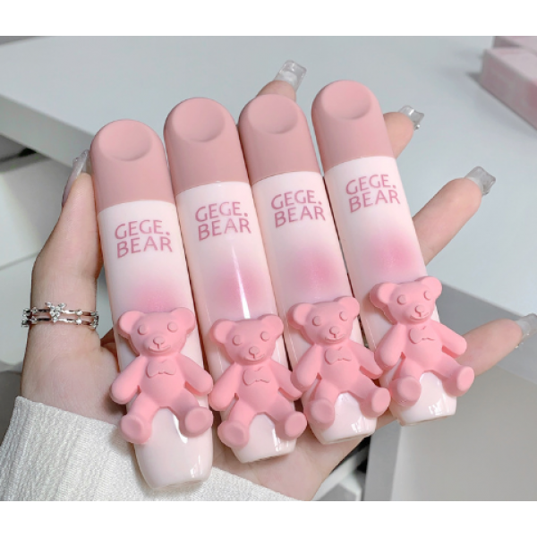 Помада матовая для губ Gege bear Tender Lip Glaze, 4 цвета, 2,5 г