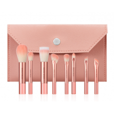 Набор кистей для макияжа "Peach", пудровый, 8 шт