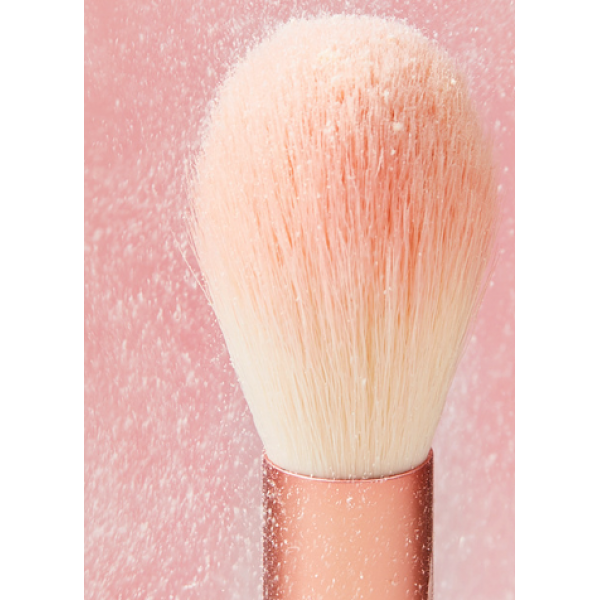 Набір пензлів для макіяжу "Peach", пудровий, 8 шт Набір пензлів для макіяжу "Peach", пудровий, 8 шт