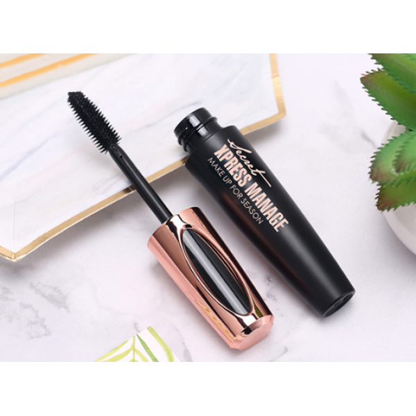 Туш для вій подовжувальна об'ємна Heavy Full Figure, водостійка, чорна, 10 г