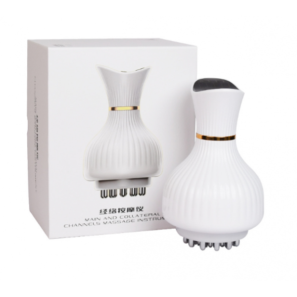 Вакуумний масажер для тіла, антицелюлітний лімфодренажний електричний масажер, білий