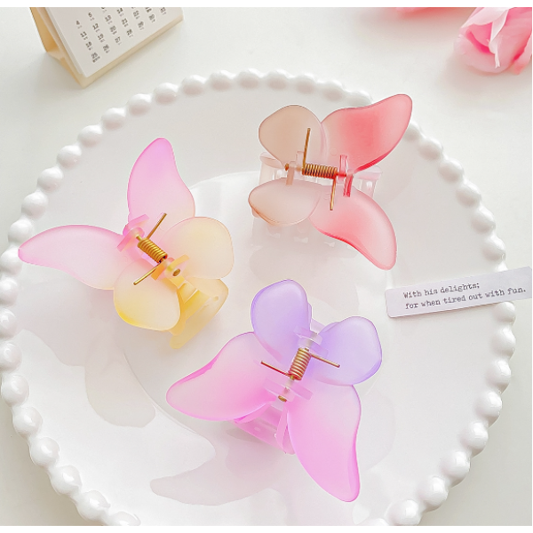 Затискач для волосся "Gradient", 6 кольорів, 5.5х6.6 см