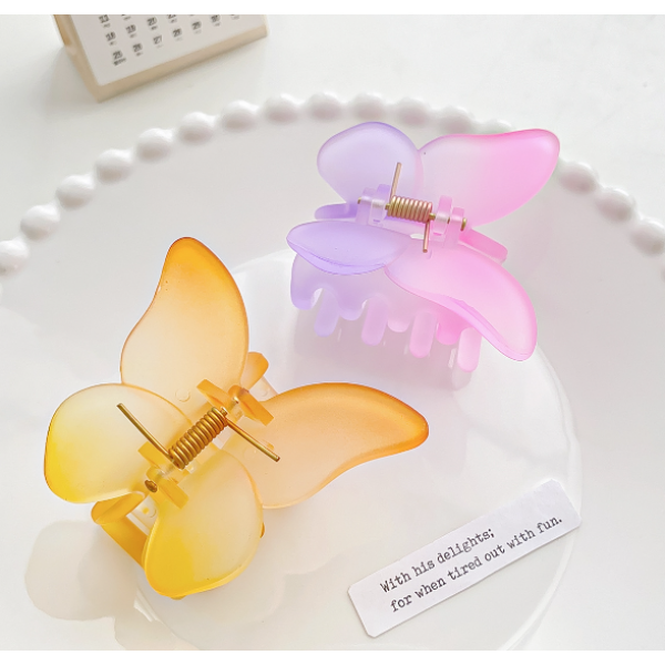 Затискач для волосся "Gradient", 6 кольорів, 5.5х6.6 см