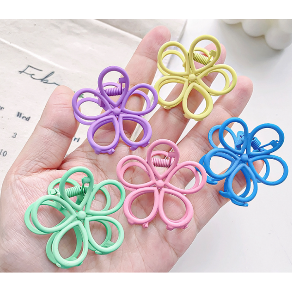 Крабик для волос "Different Flower", 4 цвета, 3,6х4 см