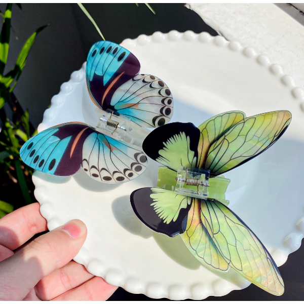 Затискач для волосся "Super Butterfly", 5 видів