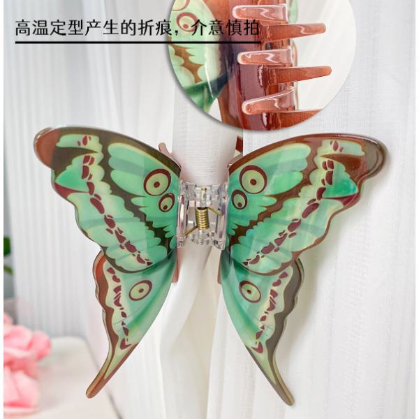 Затискач для волосся "Super Butterfly", 5 видів