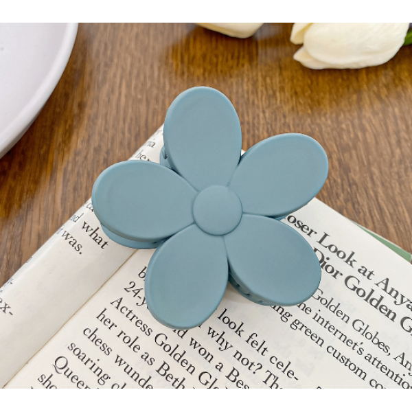 Затискач для волосся "Spring Flower", 7 кольорів, 6,2 см