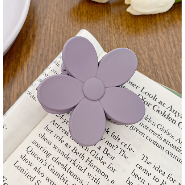 Затискач для волосся "Spring Flower", 7 кольорів, 6,2 см