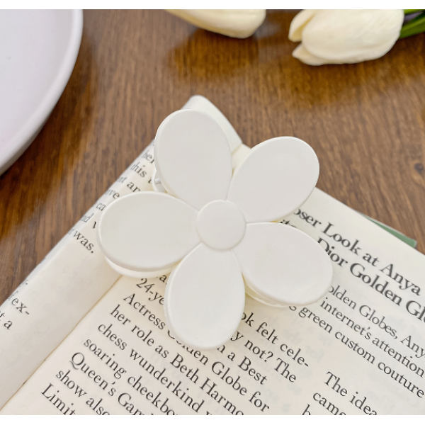 Затискач для волосся "Spring Flower", 7 кольорів, 6,2 см