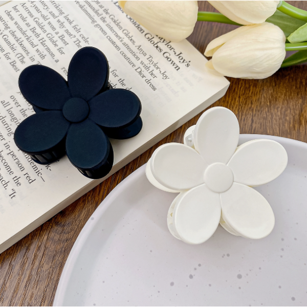 Затискач для волосся "Spring Flower", 7 кольорів, 6,2 см