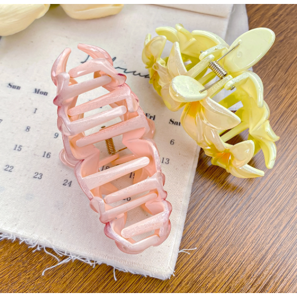 Затискач для волосся "Crystal Flower", 6 кольорів, 10х5.5 см