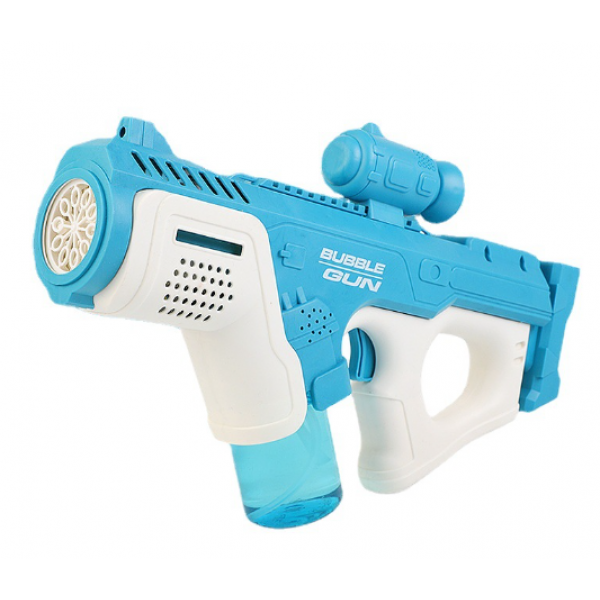 Пистолет пузырьковый Douyin Bubble Gun, детский генератор мыльных пузырей, 10 отверстий, 2 цвета