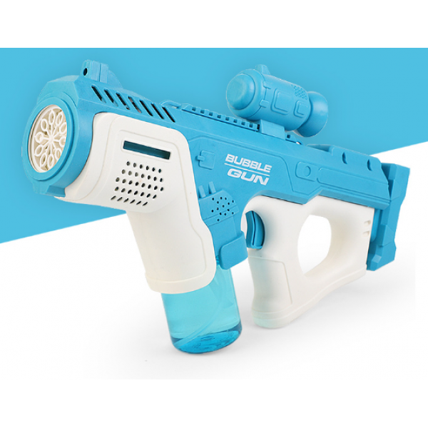 Пистолет пузырьковый Douyin Bubble Gun, детский генератор мыльных пузырей, 10 отверстий, 2 цвета