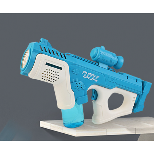 Пистолет пузырьковый Douyin Bubble Gun, детский генератор мыльных пузырей, 10 отверстий, 2 цвета