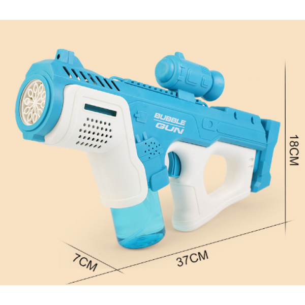 Пистолет пузырьковый Douyin Bubble Gun, детский генератор мыльных пузырей, 10 отверстий, 2 цвета