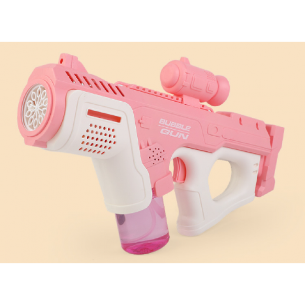 Пистолет пузырьковый Douyin Bubble Gun, детский генератор мыльных пузырей, 10 отверстий, 2 цвета