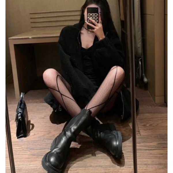 Колготи нейлонові, жіночі, колготи з нейлонового шовку, чорні, S - L