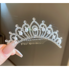 Корона, Діадема для волосся "Dimond crown", діадема корона, срібло