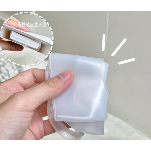 Маска з гіпоалергенного силікону, Gecomo Soft Mask, прозора, 21,5х29 см, 1 шт