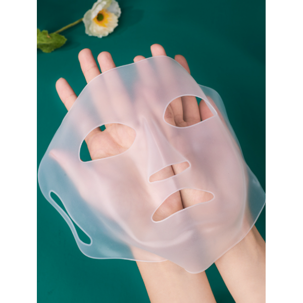 Маска з гіпоалергенного силікону, Gecomo Soft Mask, прозора, 21,5х29 см, 1 шт