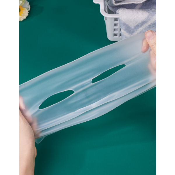 Маска з гіпоалергенного силікону, Gecomo Soft Mask, прозора, 21,5х29 см, 1 шт