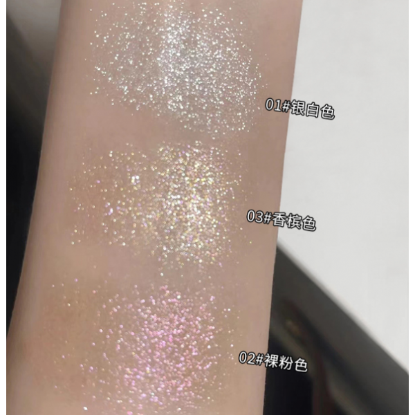 Тени перламутровые для век Gege Bear Liquid Eyeshadow, жидкие блестящие тени для глаз, 3 вида, 2 г