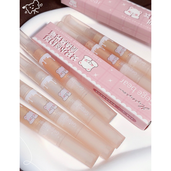 Тени перламутровые для век Gege Bear Liquid Eyeshadow, жидкие блестящие тени для глаз, 3 вида, 2 г