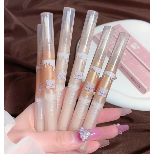 Тени перламутровые для век Gege Bear Liquid Eyeshadow, жидкие блестящие тени для глаз, 3 вида, 2 г