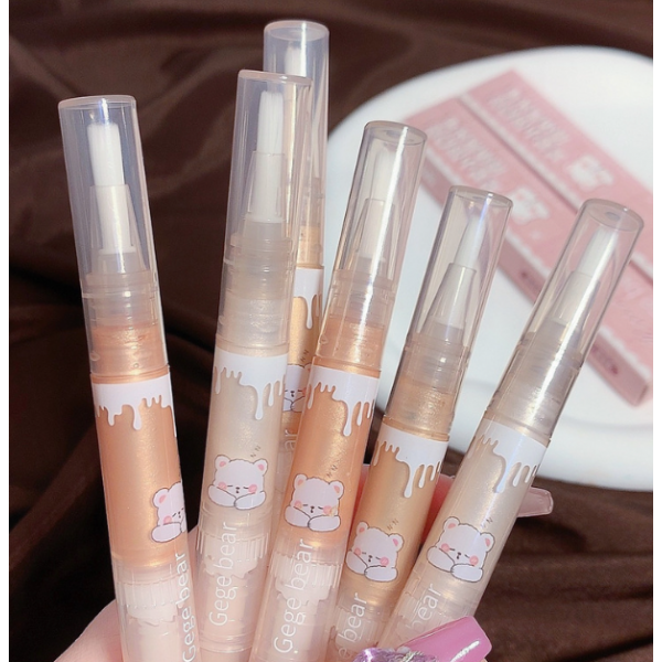Тени перламутровые для век Gege Bear Liquid Eyeshadow, жидкие блестящие тени для глаз, 3 вида, 2 г