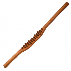 Шкребок Гуаша, дерев`яна палиця, масажер для Гуаша, акупунктурна палиця для масажу, 29 масажних точок, 80 см