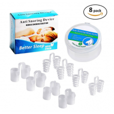 Капа силіконова від хропіння в ніс, носовий розширювач від хропіння, 8 шт