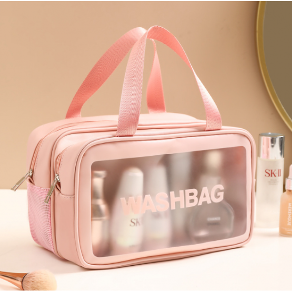 Косметичка двошарова "Washbag", водонепроникна тревел косметичка, 3 кольори, 27х15х17 см