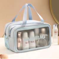 Косметичка двошарова "Washbag", водонепроникна тревел косметичка, 3 кольори, 27х15х17 см