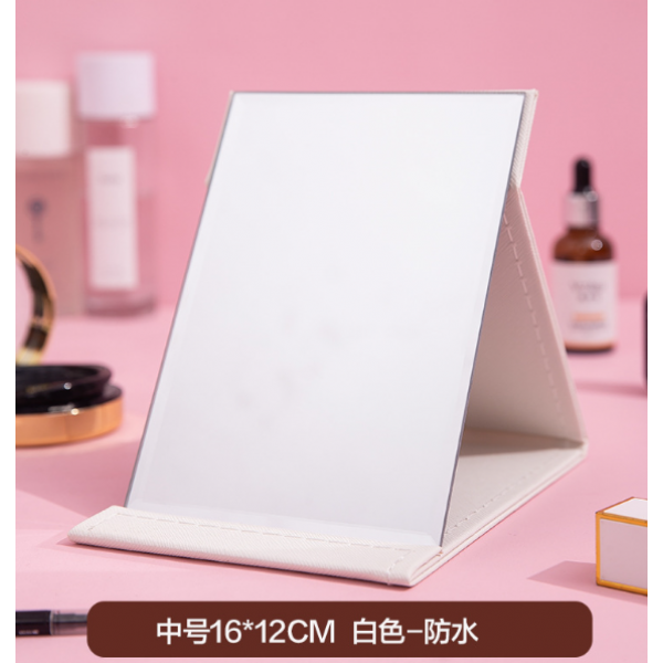 Дзеркало косметичне, складне, 3 кольори, 16х12 см