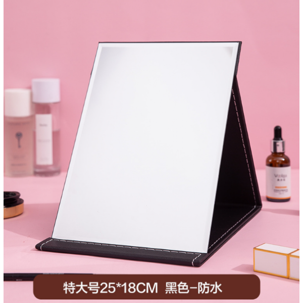 Дзеркало косметичне, складне, 3 кольори, 25х18 см