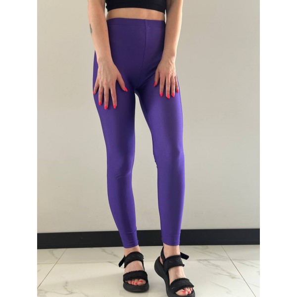 Лосіни "GloryMix" з глянцевим блиском, яскраві легінси, фіолетові Лосіни "GloryMix" з глянцевим блиском, яскраві легінси, фіолетові