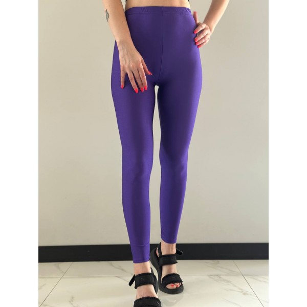 Лосіни "GloryMix" з глянцевим блиском, яскраві легінси, фіолетові Лосіни "GloryMix" з глянцевим блиском, яскраві легінси, фіолетові