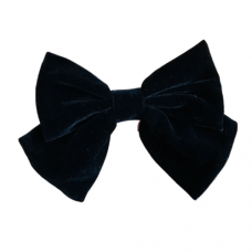 Затискач - бант для волосся "Black", чорний, 10х16 см