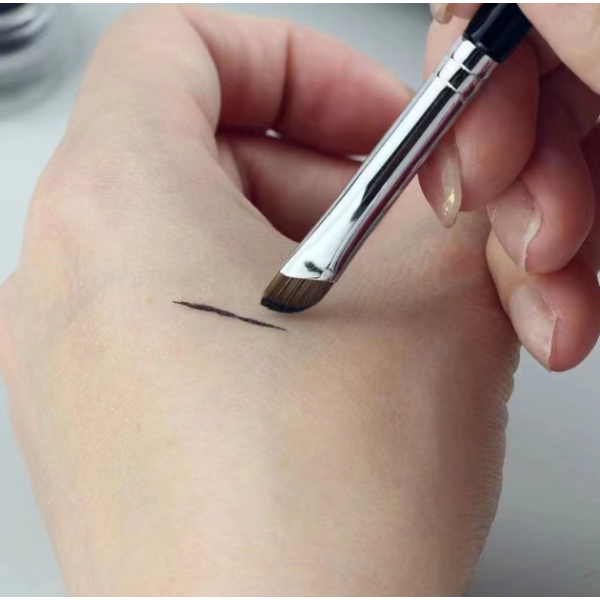 Пензлик для макіяжу зі скошеною голівкою, пензлик для підводки, 1 шт Пензлик для макіяжу зі скошеною голівкою, пензлик для підводки, 1 шт