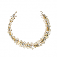 Обруч для волос с жемчугом «Pearl», украшение для причесок, золото